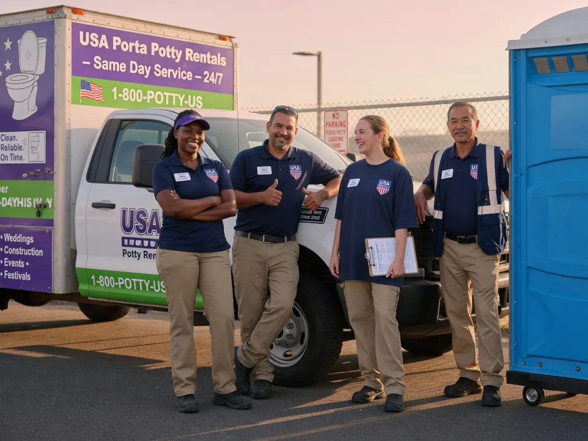 Porta Potty Rental company in Gillespie, IL